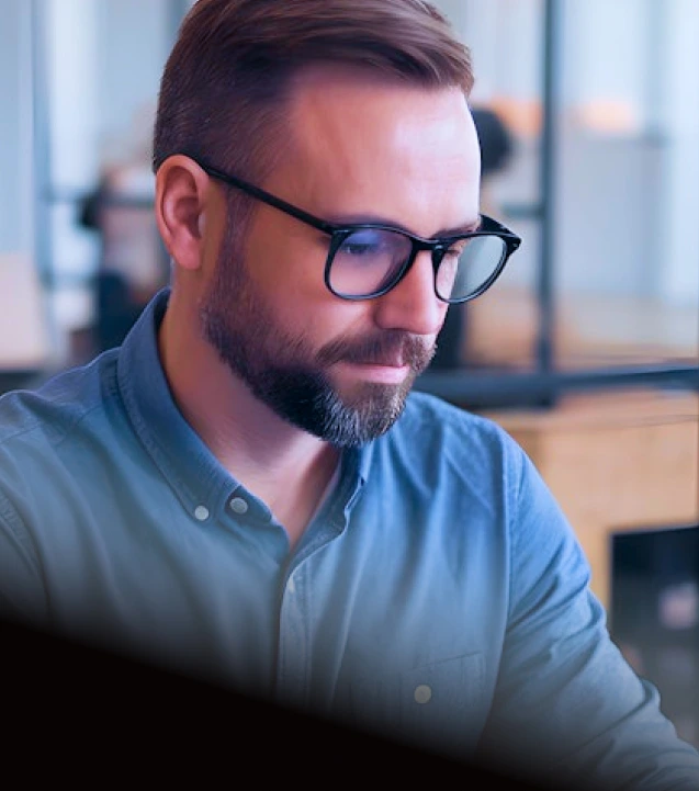 Developer working on e-commerce