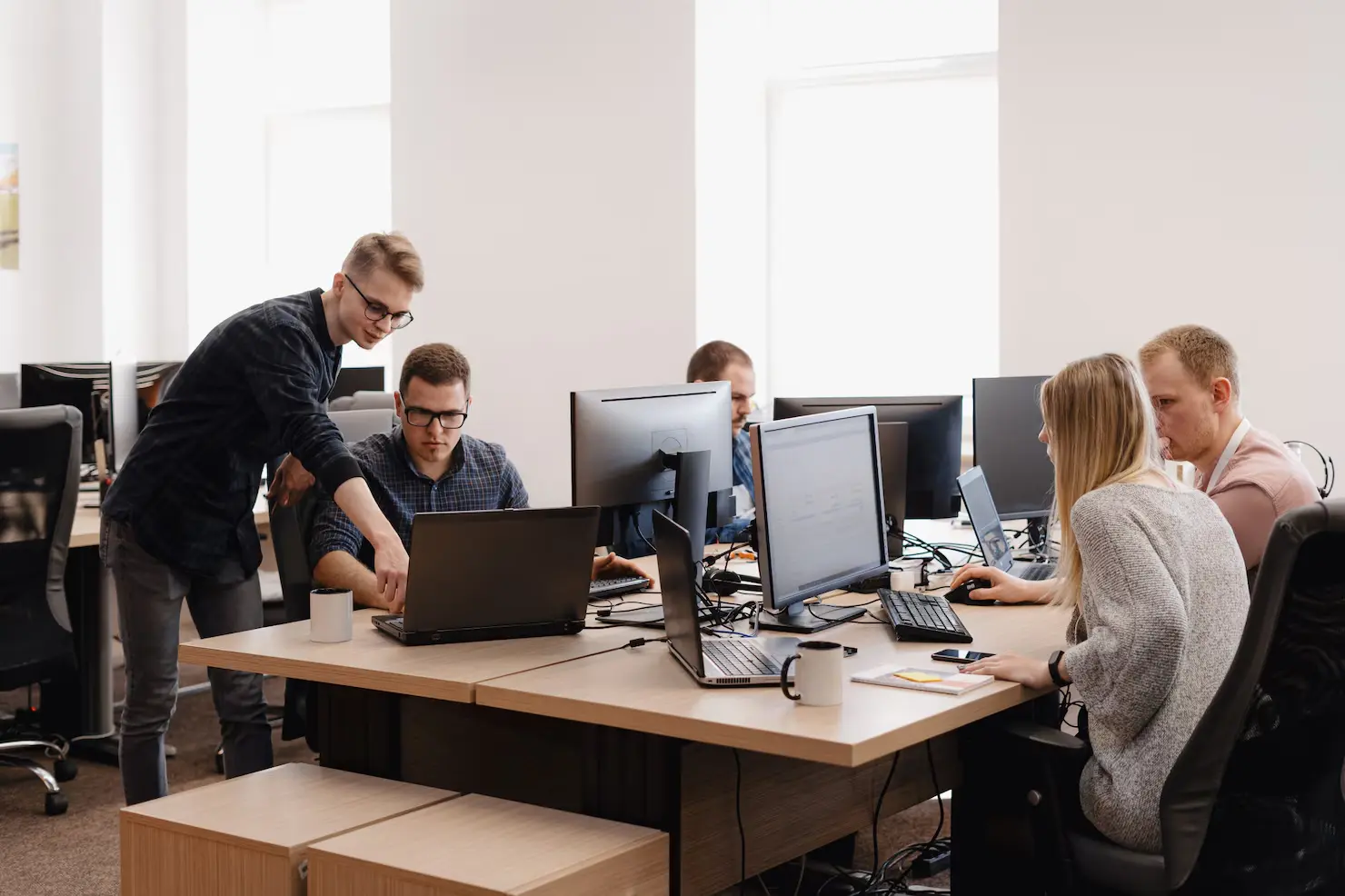 Team working together